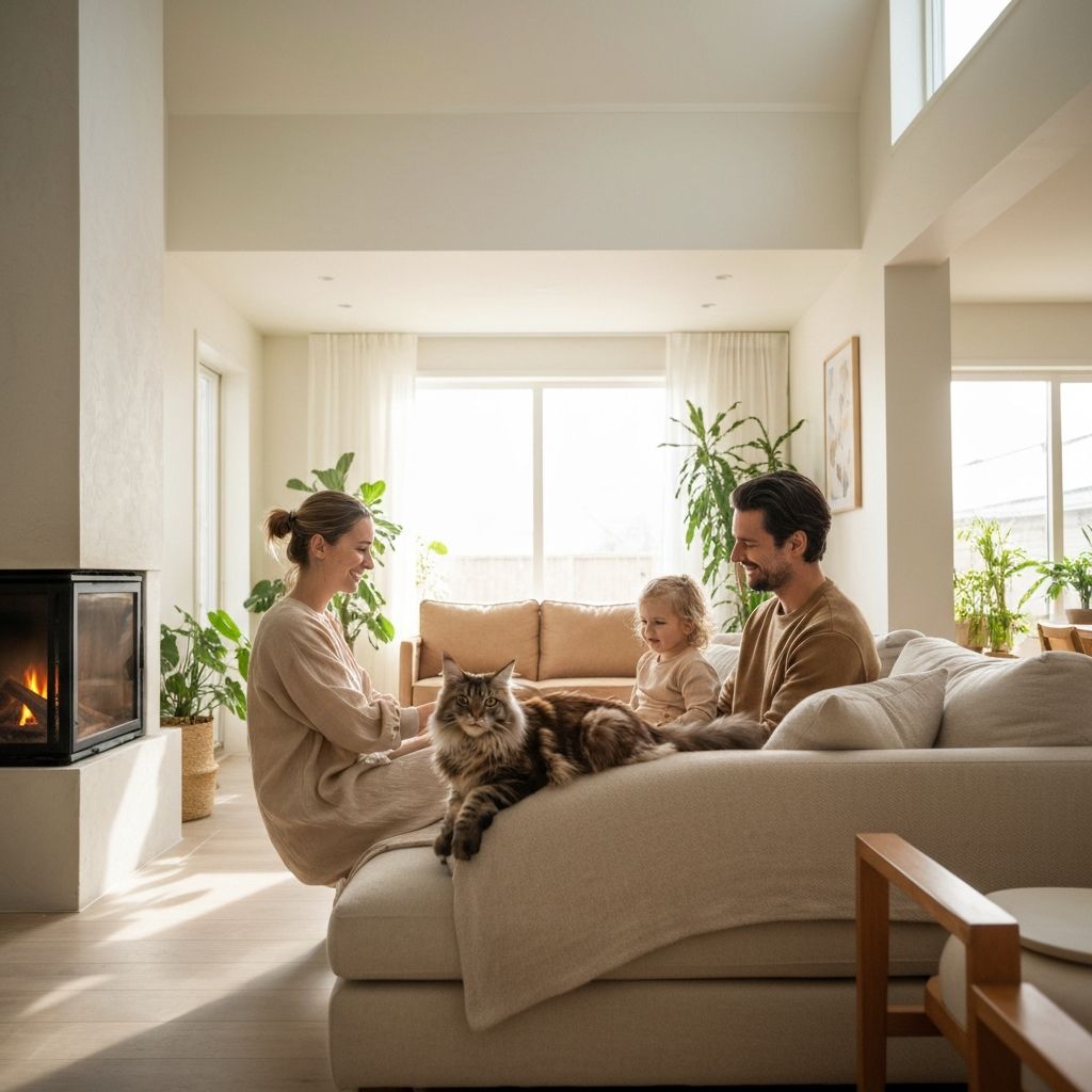 Our Family with Maine Coons