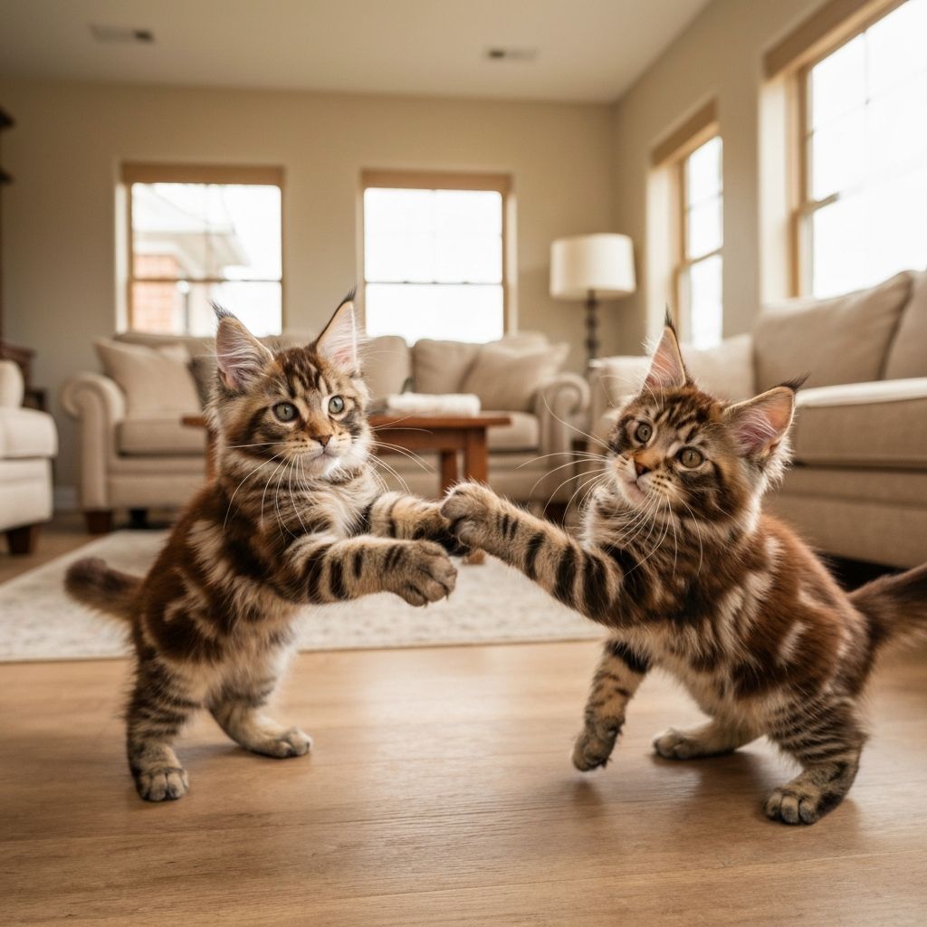 Kittens playing